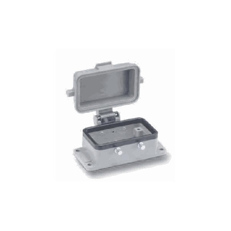 Embase encastrée 10B, Aluminium moulé sous pression, Alliage de zinc moulé, IP65, Sortie basse